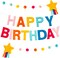 Happy Birthday Banner | Felt Birthday Banner | Rainbow Happy Birthday Sign for Birthday Decor, Backdrop | Banner for Birthday Party Decoration
